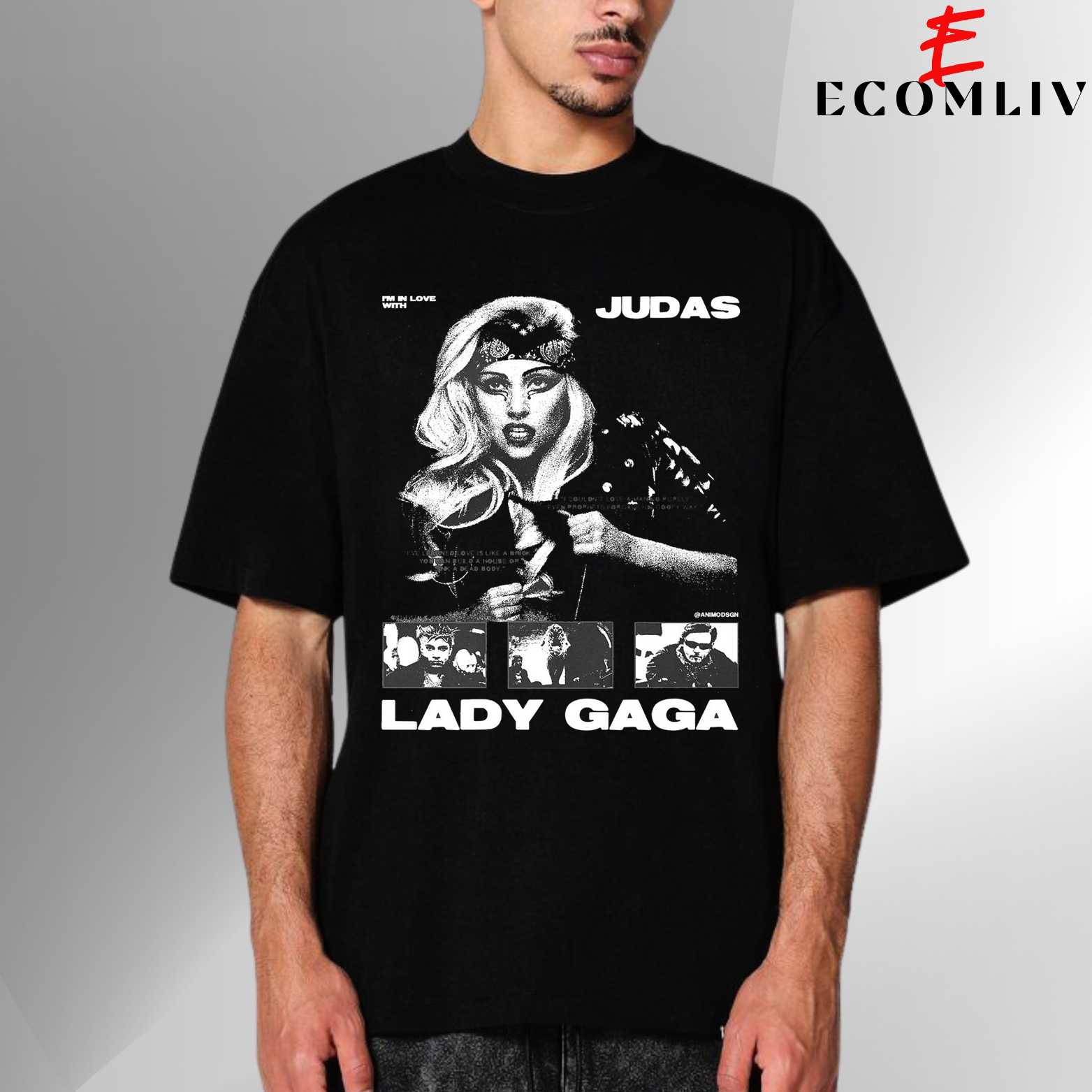 Lady Gaga Retro Shirt, Star Pop Tee, Music Streetwear